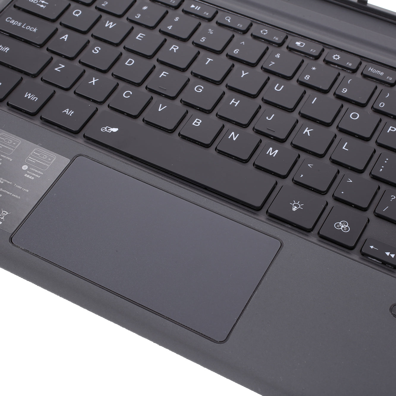 Ultra-Slim PU Leather Magnetic Wireless Bluetooth Keyboard with Trackpad for Surface Pro 6 / 5 / 4 / 3