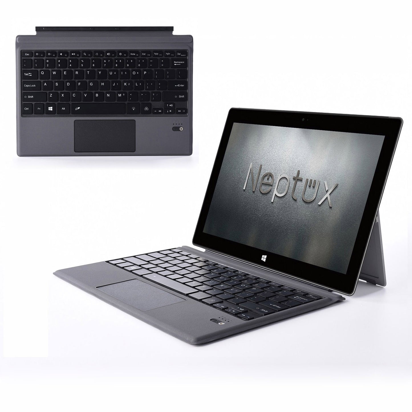 SF-1089D Microfiber Leather Magnetic Wireless Bluetooth Keyboard for Microsoft Surface Pro 6/5/4/3