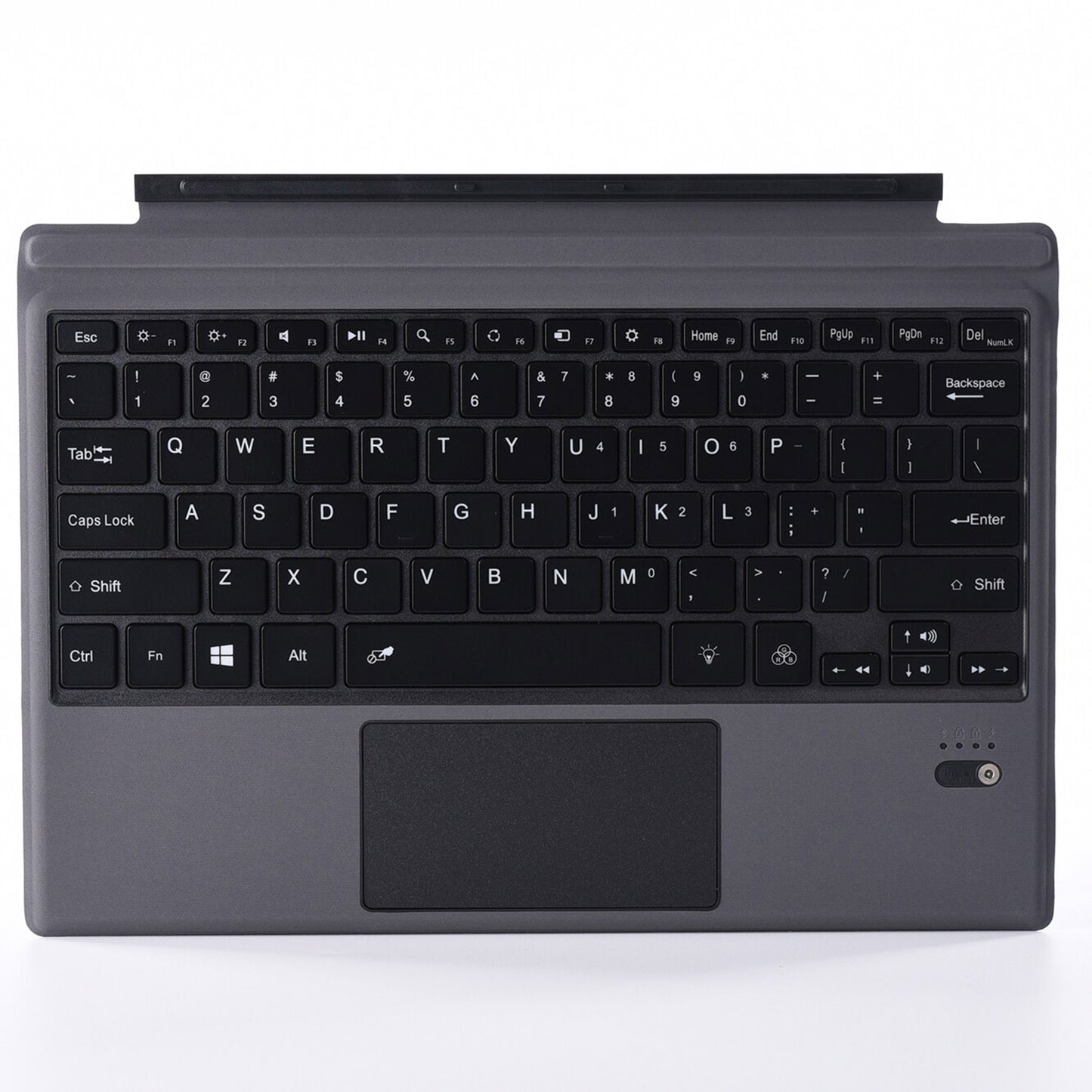 SF-1089D Microfiber Leather Magnetic Wireless Bluetooth Keyboard for Microsoft Surface Pro 6/5/4/3