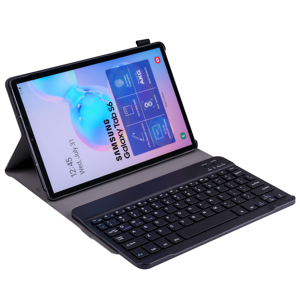 Detachable Bluetooth Keyboard + PU Leather Tablet Shell for Samsung Galaxy Tab S6 T860/T865