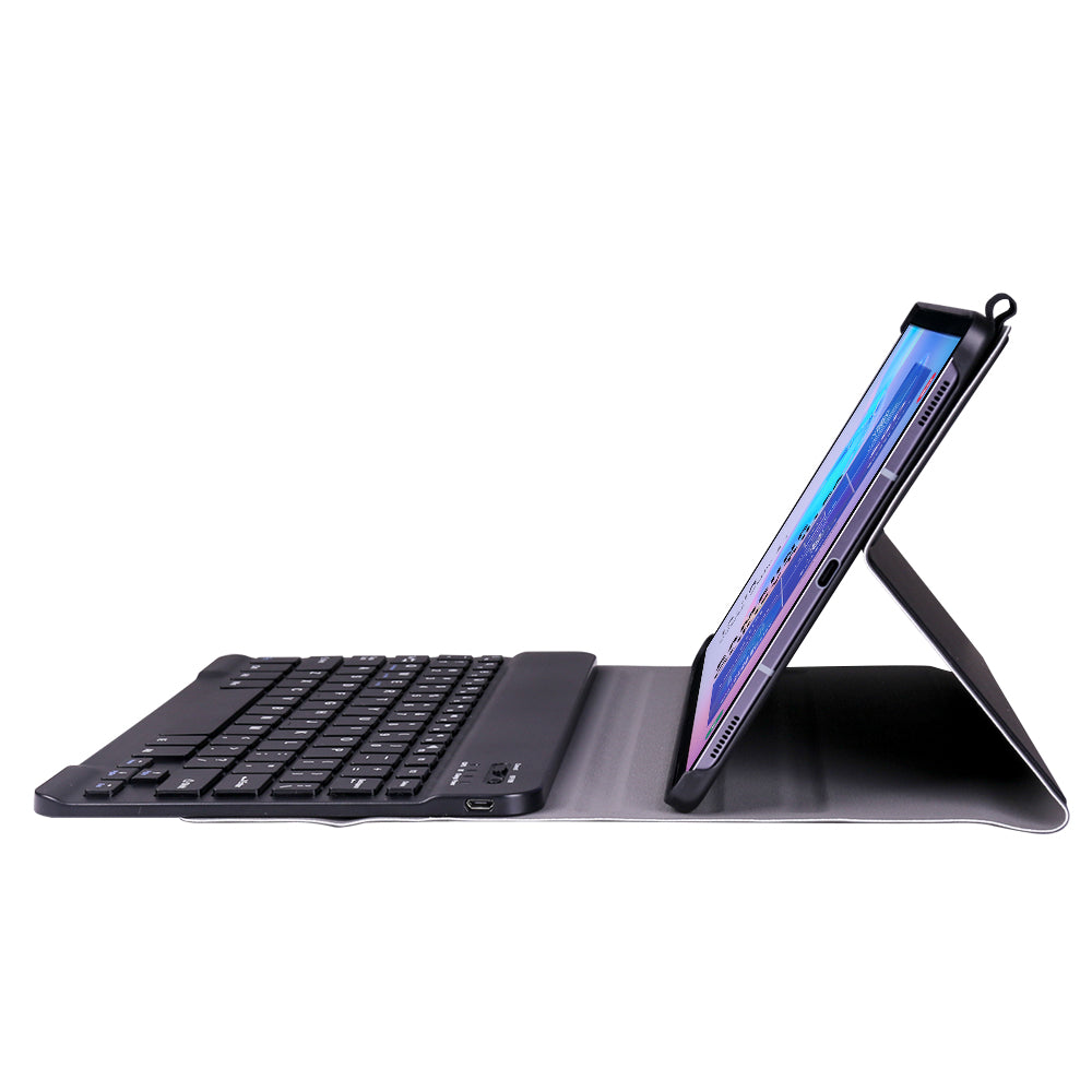 Detachable Bluetooth Keyboard + PU Leather Tablet Shell for Samsung Galaxy Tab S6 T860/T865