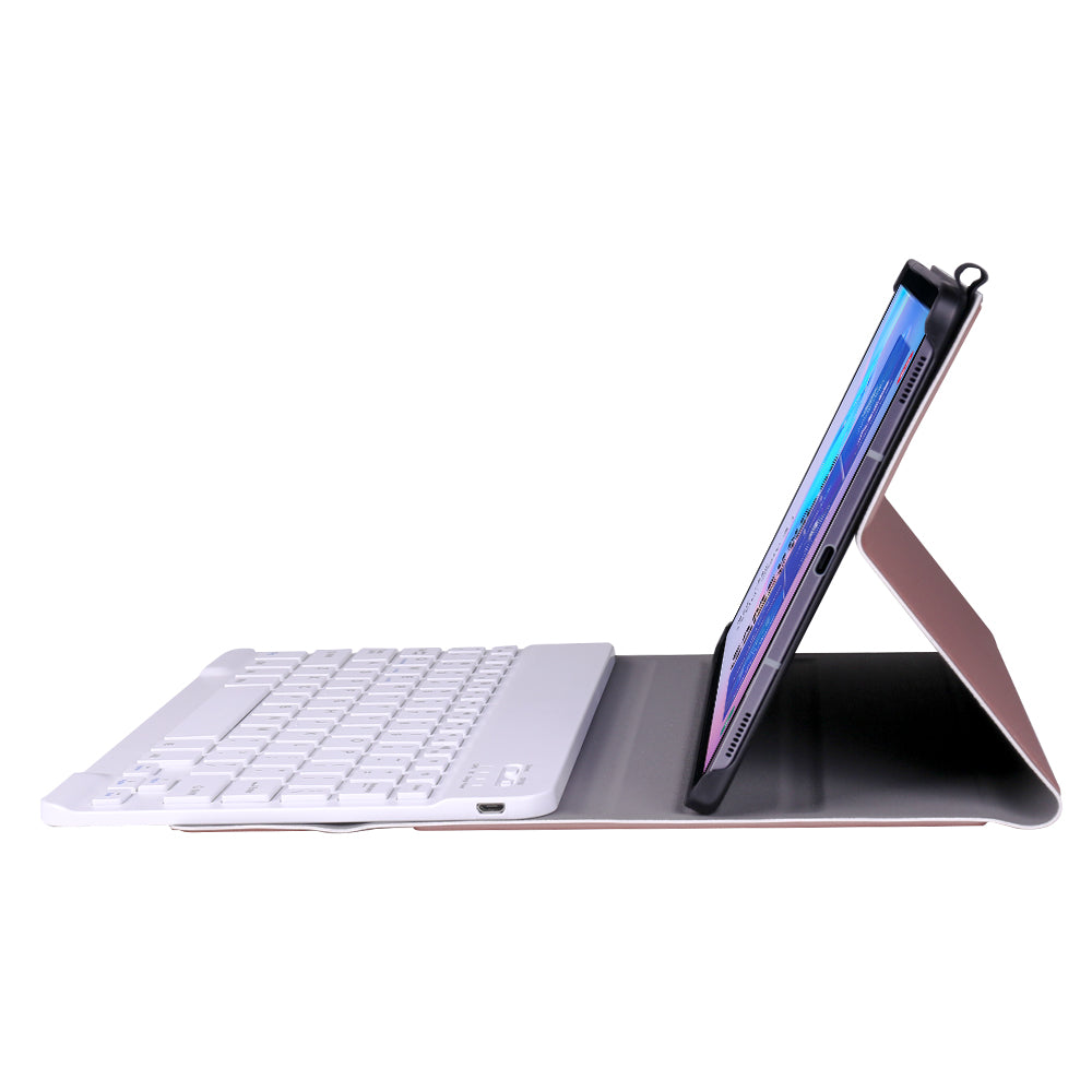Detachable Bluetooth Keyboard + PU Leather Tablet Shell for Samsung Galaxy Tab S6 T860/T865