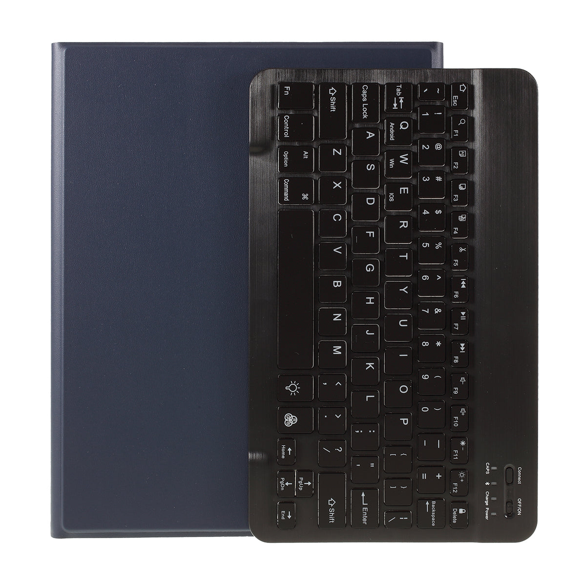 2 in 1 Bluetooth Keyboard Leather Tablet Case with Pen Slot for iPad 10.2 (2021)/(2020)/(2019) (A102B) [Backlight Version]