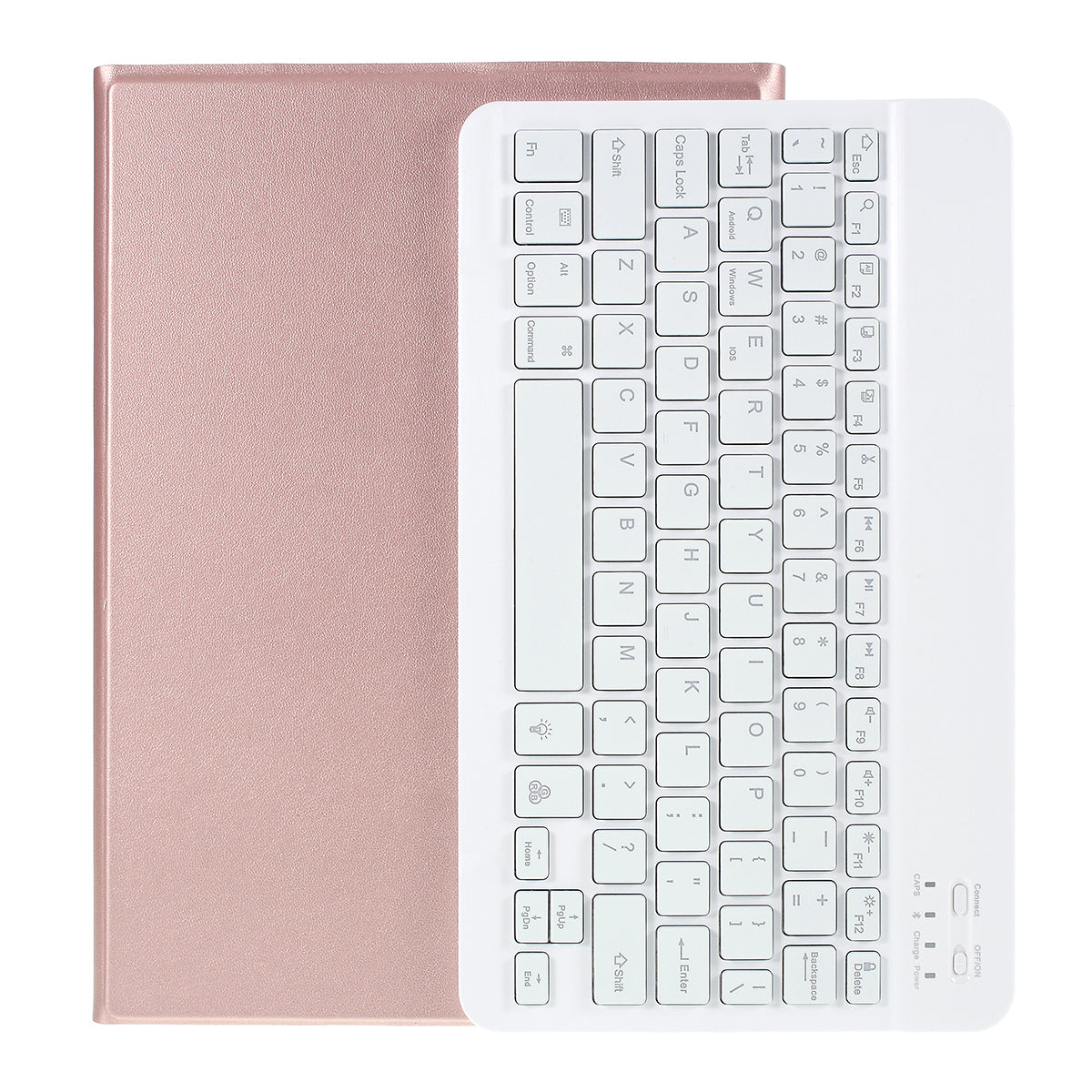 Detachable 2 in 1 ABS Bluetooth Keyboard Leather Tablet Cover [with Backlight] for iPad 10.2 (2021)/(2020)/(2019) (A102)