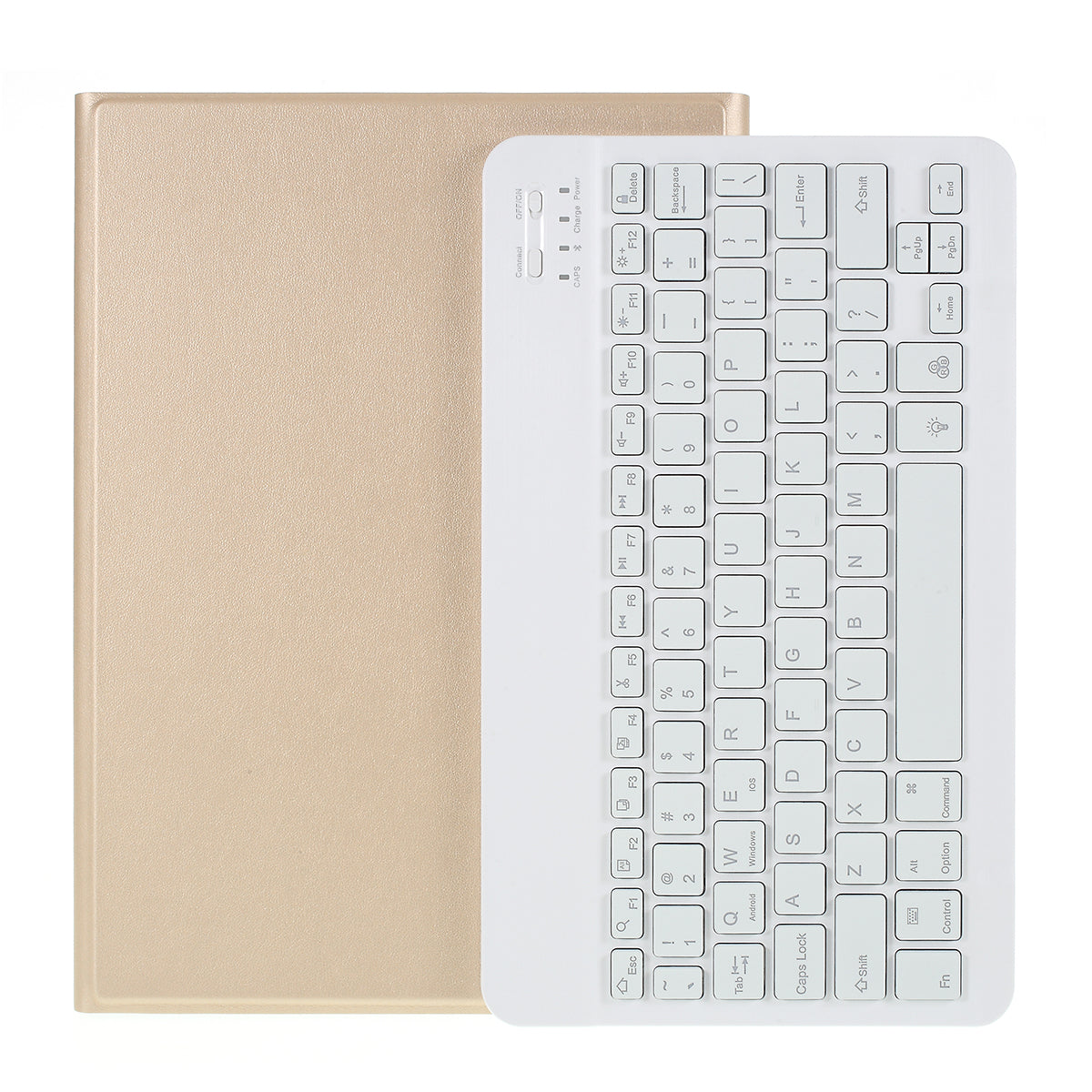 Detachable 2 in 1 ABS Bluetooth Keyboard Leather Tablet Cover [with Backlight] for iPad 10.2 (2021)/(2020)/(2019) (A102)