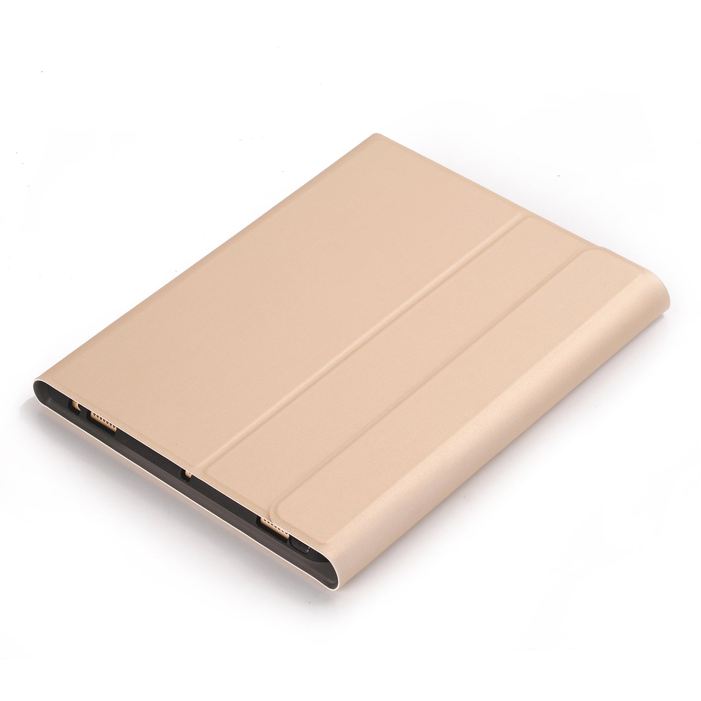 2 in 1 Bluetooth Keyboard + Stand Leather Tablet Casing with Pen Slot for iPad 10.2 (2021)/(2020)/(2019)/Air 10.5 inch (2019)/Pro 10.5-inch (2017) (A102B)