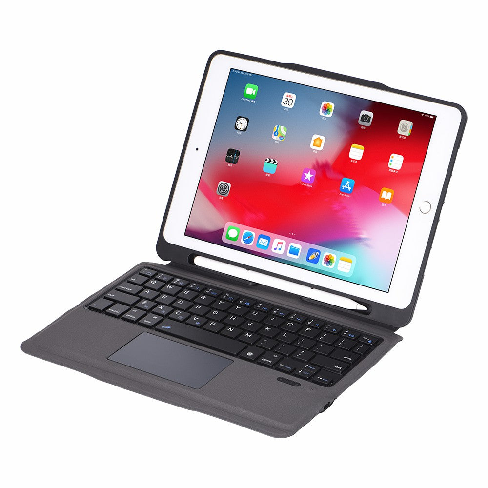 T-205 Detachable Bluetooth Keyboard + TPU Tablet Casing for iPad 9.7-inch (2018) (2017)/iPad Air 2/Air (2013), Etc