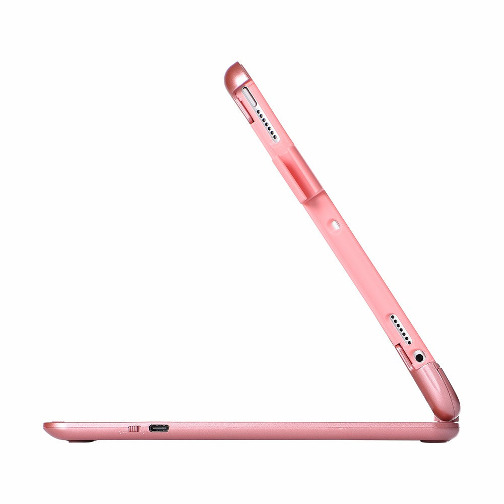 Q5 Rotatable Detachable Bluetooth Keyboard Stand Case for iPad 9.7-inch (2018)/Air (2013)/Air 2/Pro 9.7 inch (2016)