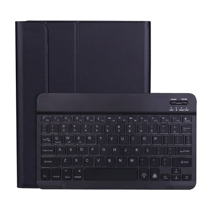 A11BS 2 in 1 Backlight ABS Bluetooth Keyboard Leather Tablet Cover with Pen Slot for iPad Pro 11-inch (2020)