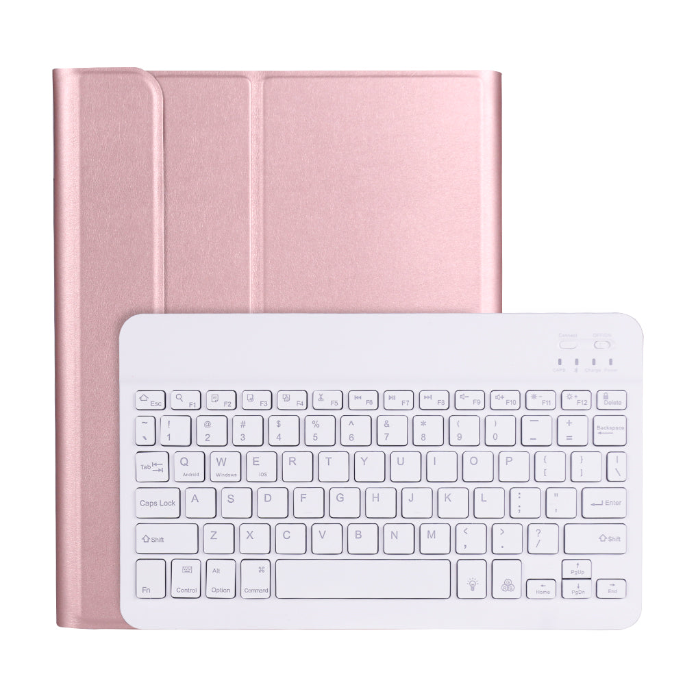 A11BS 2 in 1 Backlight ABS Bluetooth Keyboard Leather Tablet Cover with Pen Slot for iPad Pro 11-inch (2020)