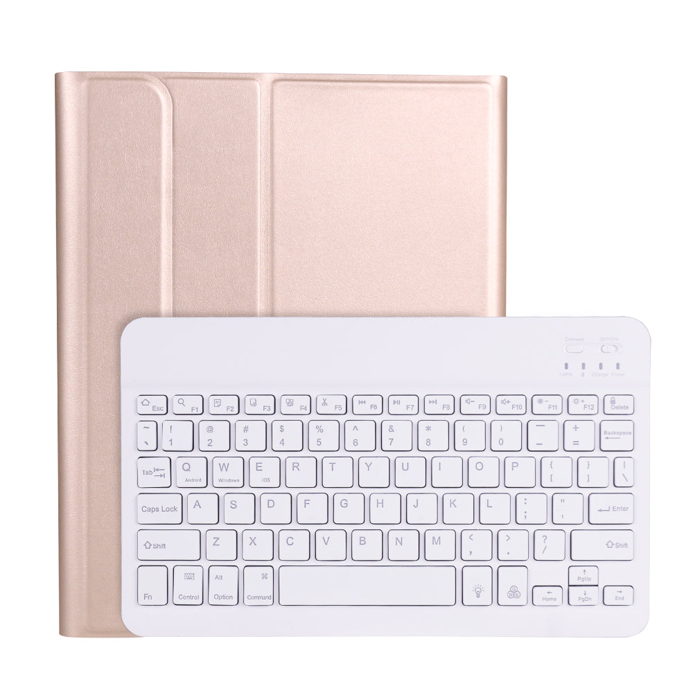 A11BS 2 in 1 Backlight ABS Bluetooth Keyboard Leather Tablet Cover with Pen Slot for iPad Pro 11-inch (2020)