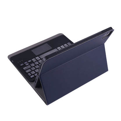 A11B-A Bluetooth Keyboard with Foldable Stand Leather Case and Pen Slot for iPad Pro 11-inch (2020)