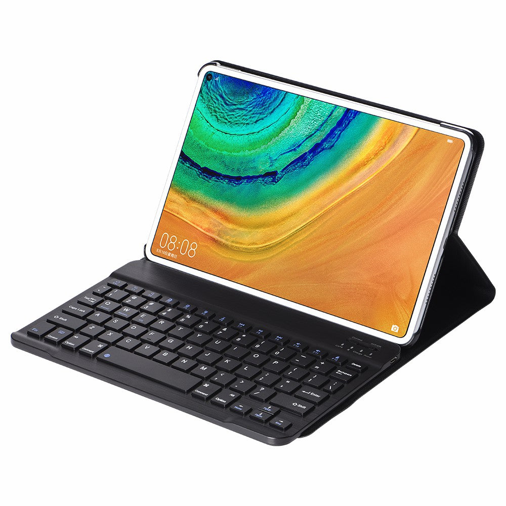 Wireless Keyboard with PU Leather Case for Huawei MatePad Pro 10.8 inch