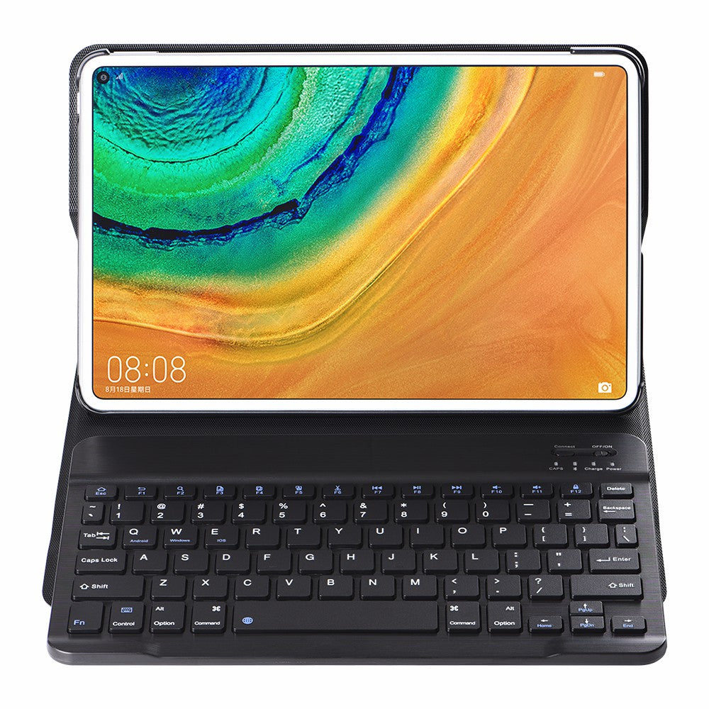 Wireless Keyboard with PU Leather Case for Huawei MatePad Pro 10.8 inch