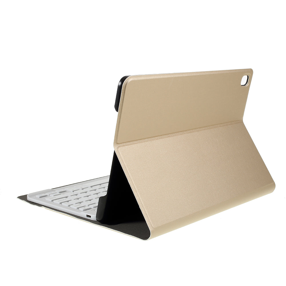 2-in-1 Wireless Bluetooth Keyboard Leather Stand Shell for iPad 10.2 (2021)/(2020)/(2019)/Air 10.5 inch (2019)/Pro 10.5-inch (2017)