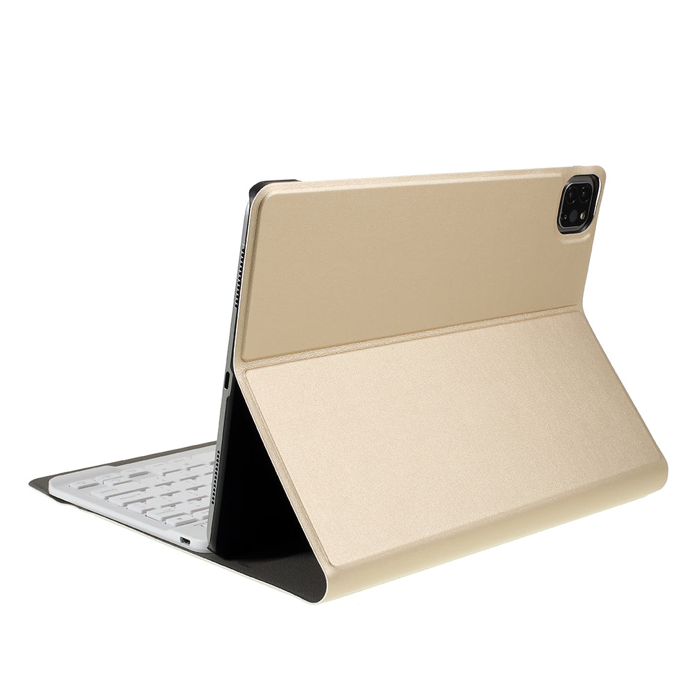 Wireless Bluetooth Keyboard Leather Stand Case for iPad Pro 11-inch (2020)/(2018)/Air (2022)/(2020)