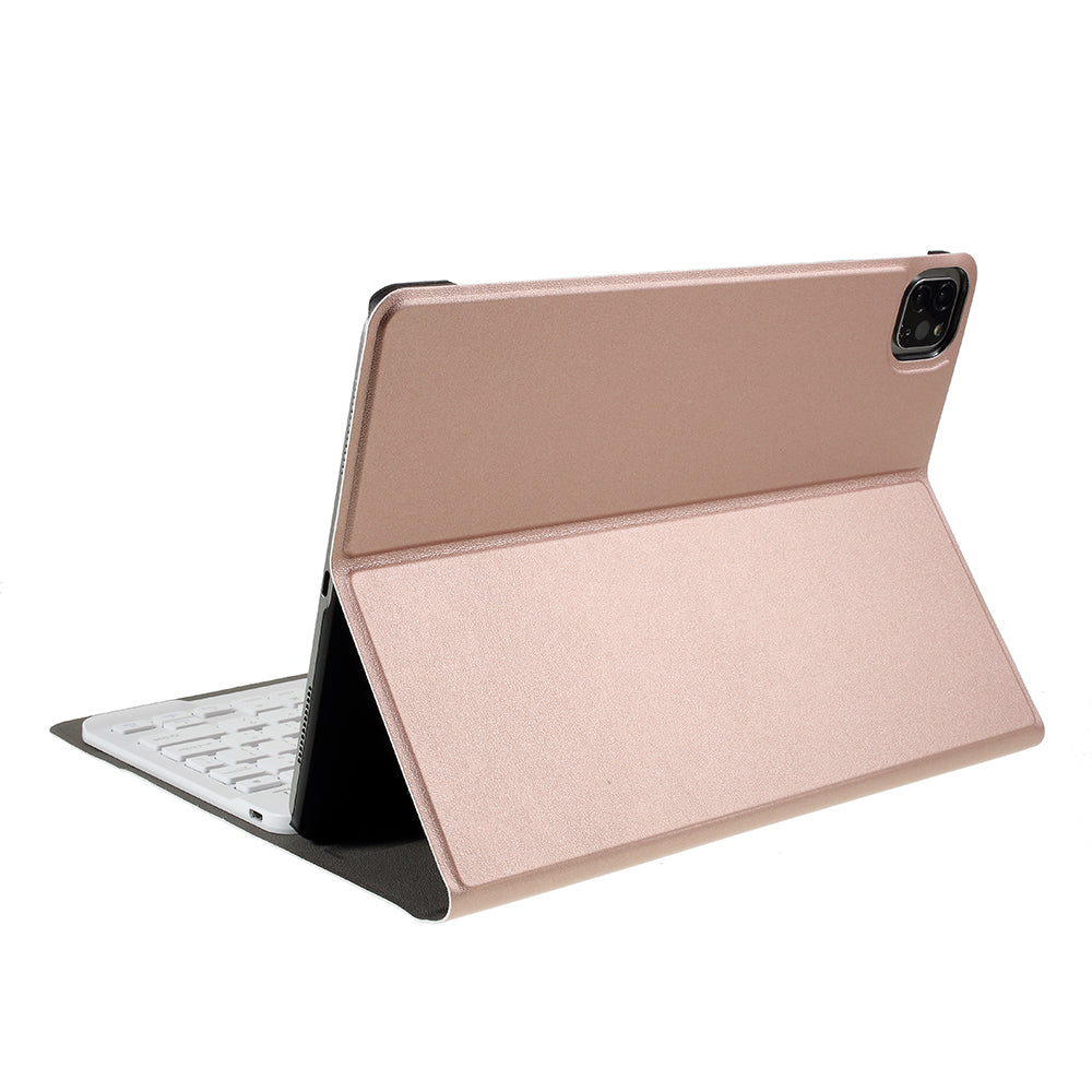 Wireless Bluetooth Keyboard Leather Stand Case for iPad Pro 11-inch (2020)/(2018)/Air (2022)/(2020)