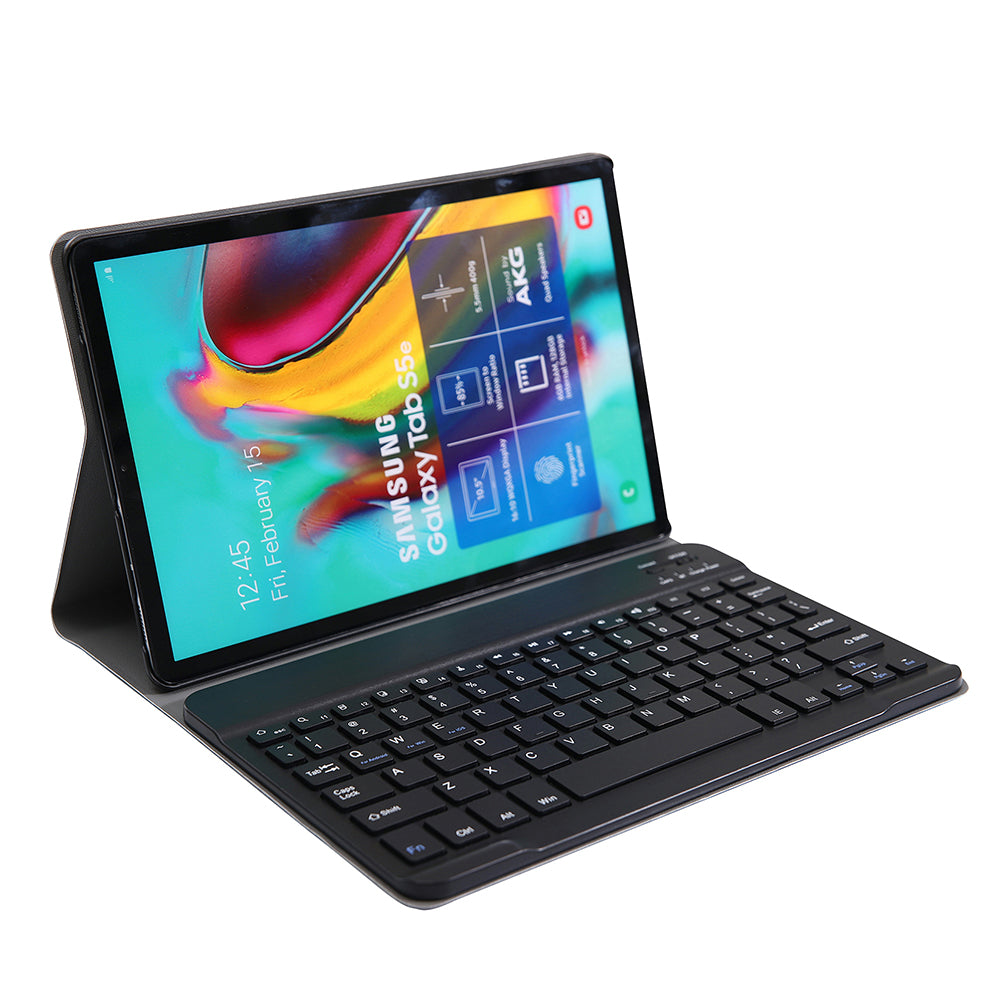 2-in-1 Bluetooth Keyboard with Stand Leather Protective Shell for Samsung Galaxy Tab S6 Lite 10.4" P610 (Wi-Fi) / P615 (LTE) 2020