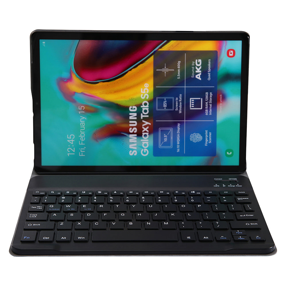 2-in-1 Bluetooth Keyboard with Stand Leather Protective Shell for Samsung Galaxy Tab S6 Lite 10.4" P610 (Wi-Fi) / P615 (LTE) 2020