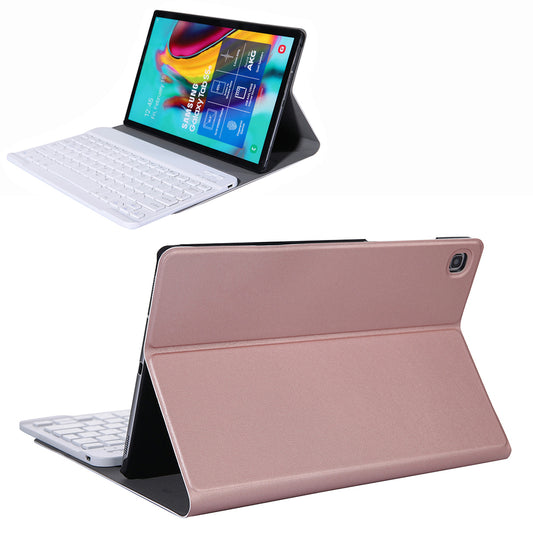 2-in-1 Bluetooth Keyboard with Stand Leather Protective Shell for Samsung Galaxy Tab S6 Lite 10.4" P610 (Wi-Fi) / P615 (LTE) 2020