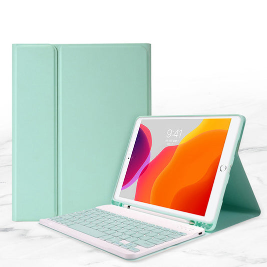 Removable Bluetooth Keyboard Bright Color Leather Stand Case for iPad Pro 10.5-inch (2017)/Air 10.5 inch (2019)