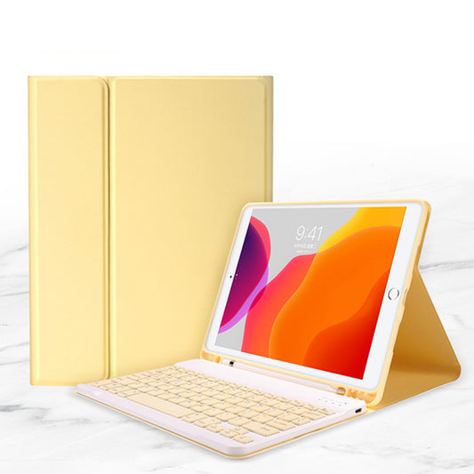 Bluetooth Keyboard Bright Color Leather Case for iPad 9.7-inch (2018)/(2017)/Pad Air (2013)/Air 2/Pro 9.7 inch (2016)