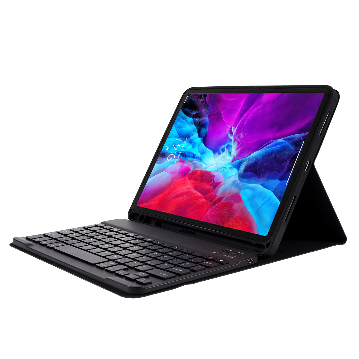 Bluetooth Wireless Keyboard Leather Case with Pen Slot for iPad Pro 11-inch (2020)/(2018)