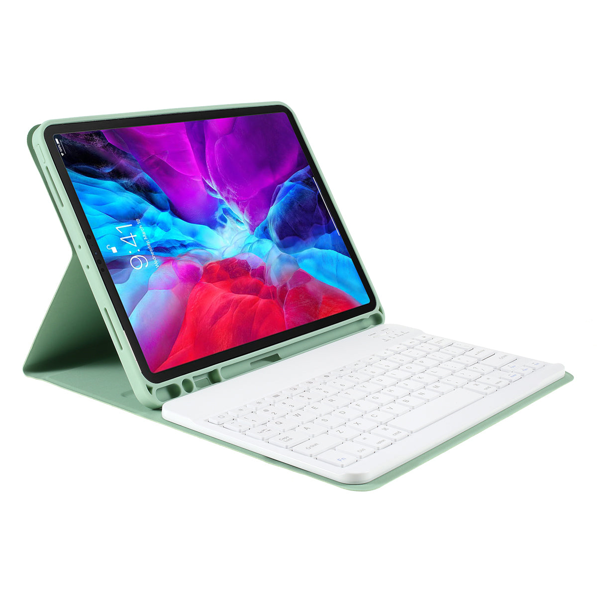 Bluetooth Wireless Keyboard Leather Case with Pen Slot for iPad Pro 11-inch (2020)/(2018)