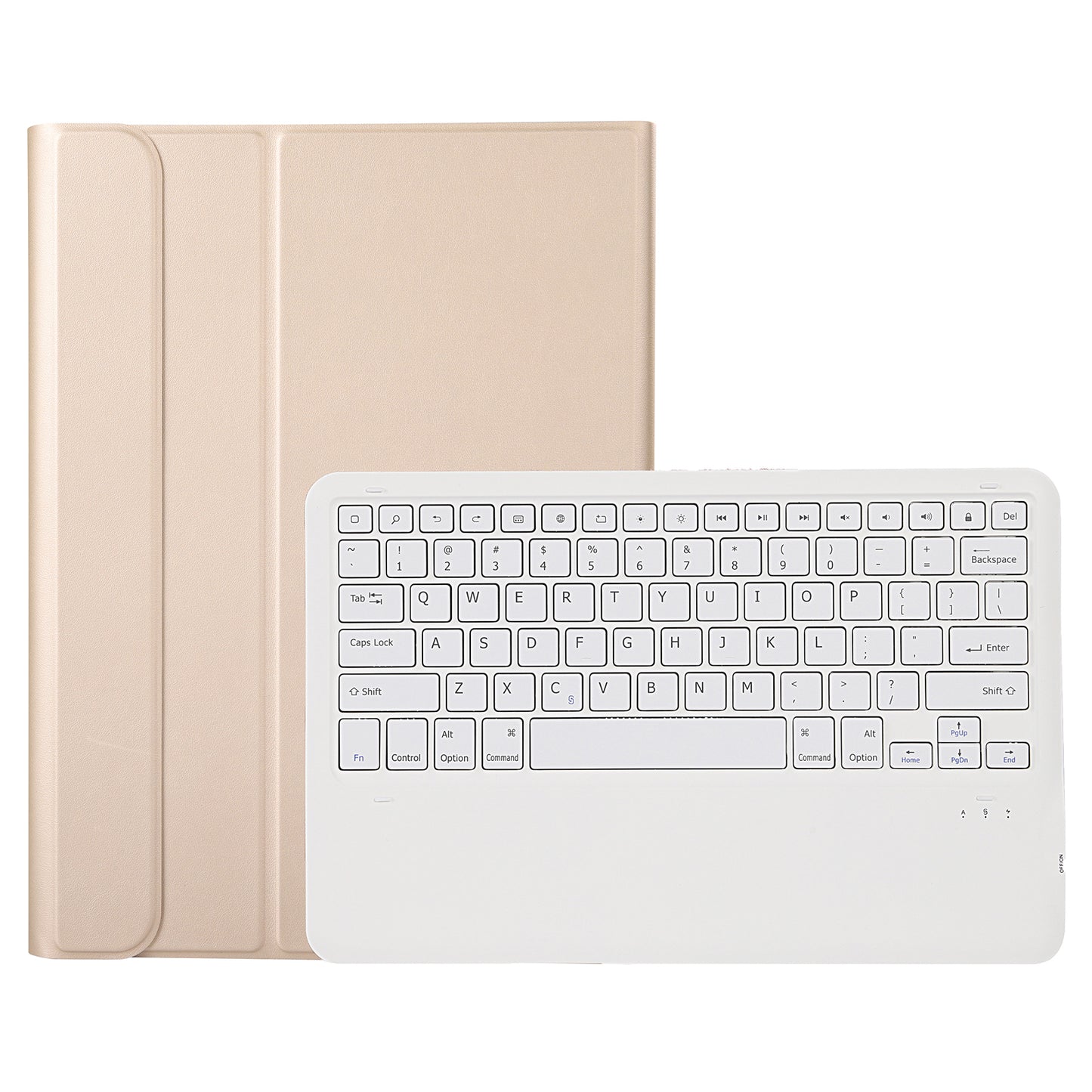 Bluetooth Keyboard Litchi Skin Leather Stand Case for Samsung Galaxy Tab S7 Plus (2020)/S7 FE T730 T736