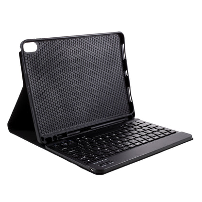 For iPad Air (2022)/(2020) Bluetooth Wireless Keyboard Leather Case with Pen Slot