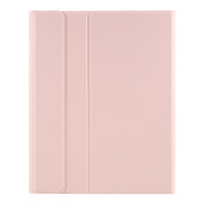 For iPad Air (2022)/(2020) Bluetooth Wireless Keyboard Leather Case with Pen Slot