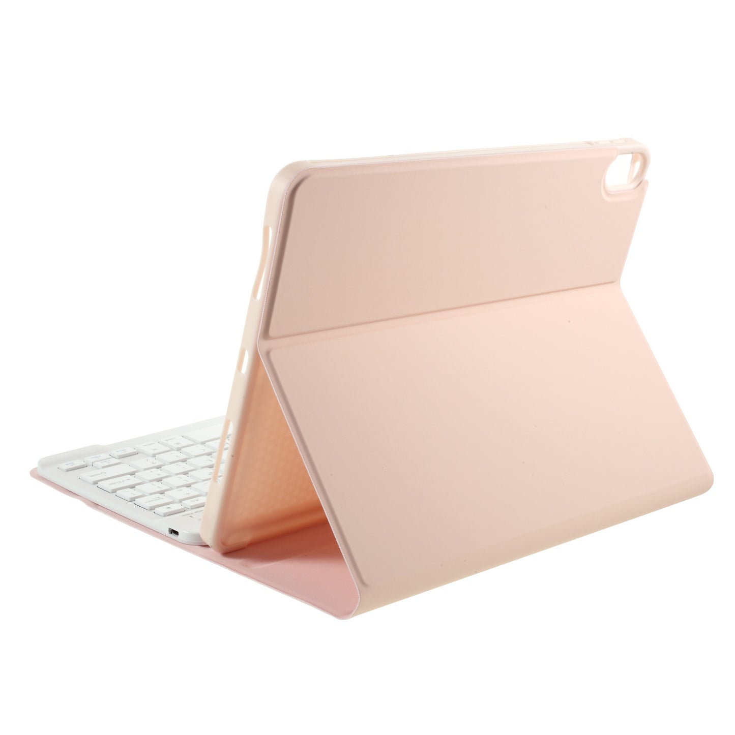 For iPad Air (2022)/(2020) Bluetooth Wireless Keyboard Leather Case with Pen Slot