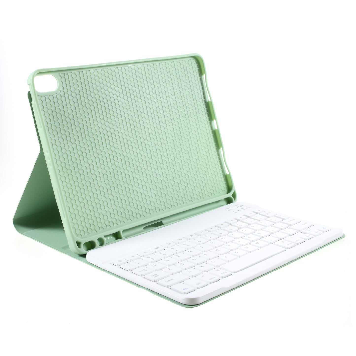For iPad Air (2022)/(2020) Bluetooth Wireless Keyboard Leather Case with Pen Slot