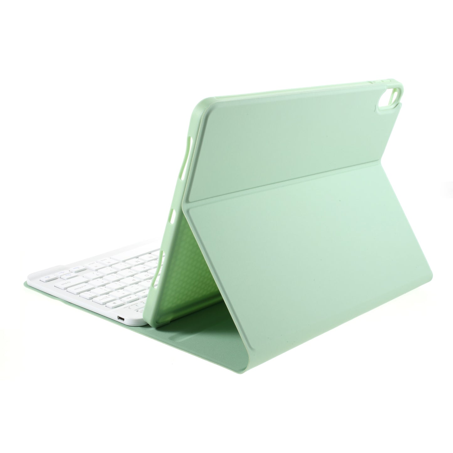 For iPad Air (2022)/(2020) Bluetooth Wireless Keyboard Leather Case with Pen Slot