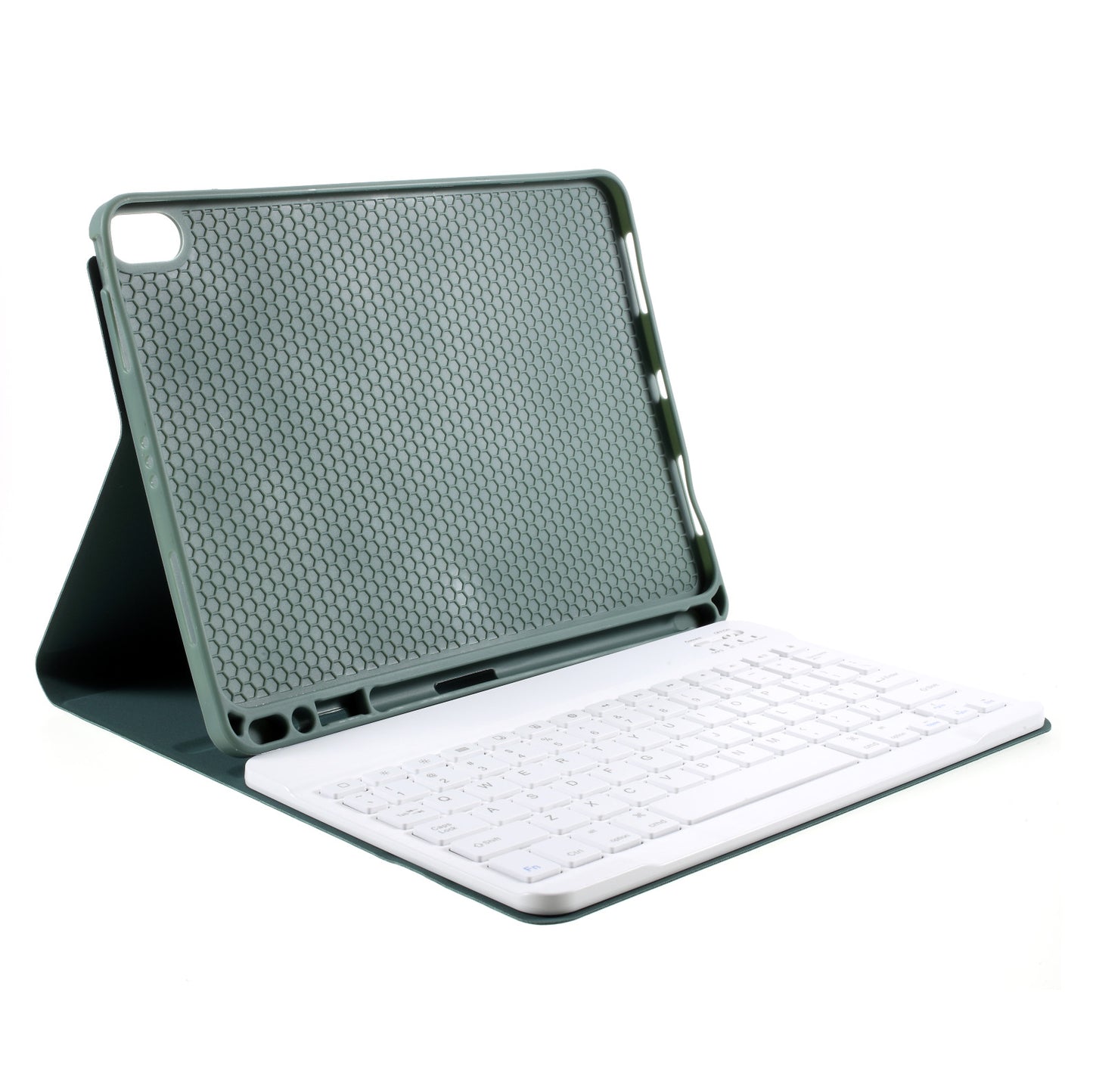 For iPad Air (2022)/(2020) Bluetooth Wireless Keyboard Leather Case with Pen Slot