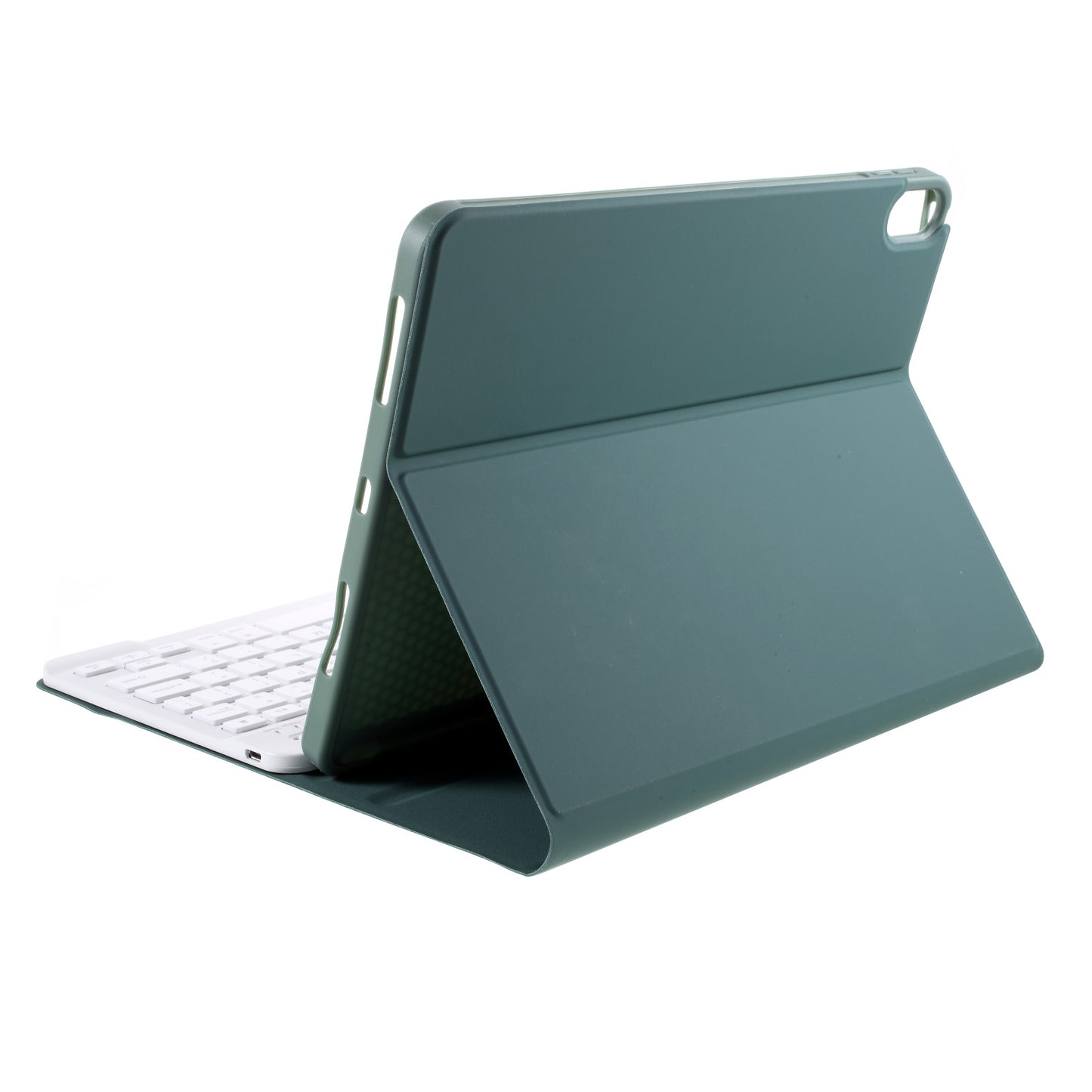 For iPad Air (2022)/(2020) Bluetooth Wireless Keyboard Leather Case with Pen Slot