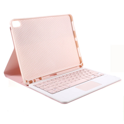For iPad Air (2022)/(2020) Wireless Touch Pad Bluetooth Keyboard Leather Case