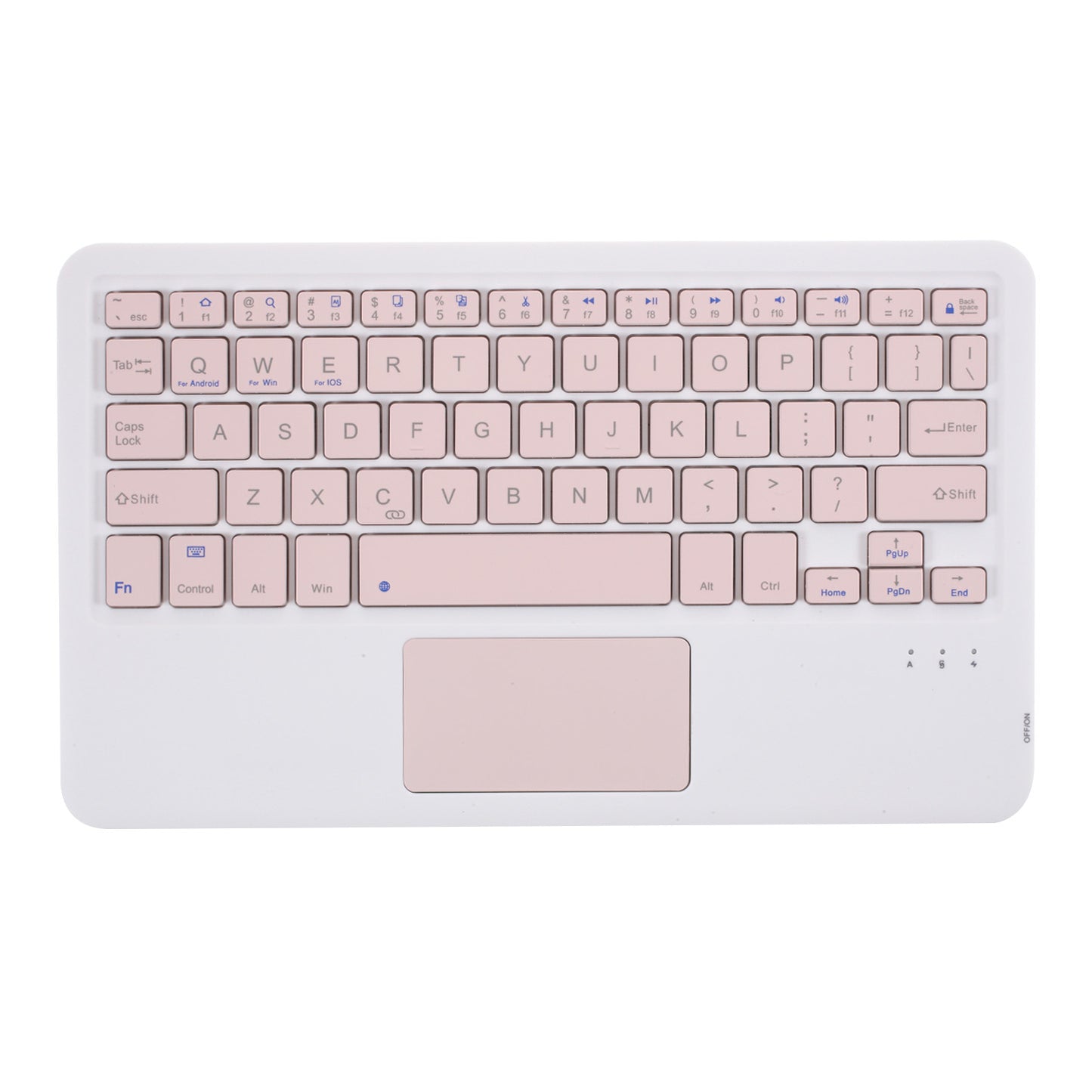 For iPad Air (2022)/(2020) Wireless Touch Pad Bluetooth Keyboard Leather Case