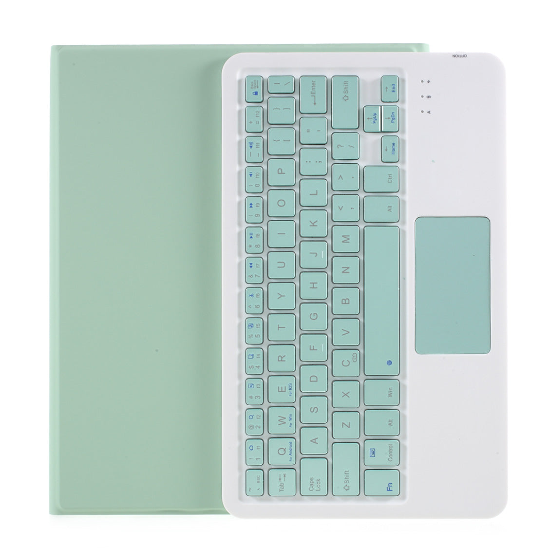For iPad Air (2022)/(2020) Wireless Touch Pad Bluetooth Keyboard Leather Case