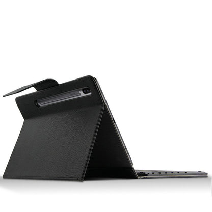 AJIUYU Wireless Touch Bluetooth Keyboard Leather Cover for Samsung Galaxy Tab S6