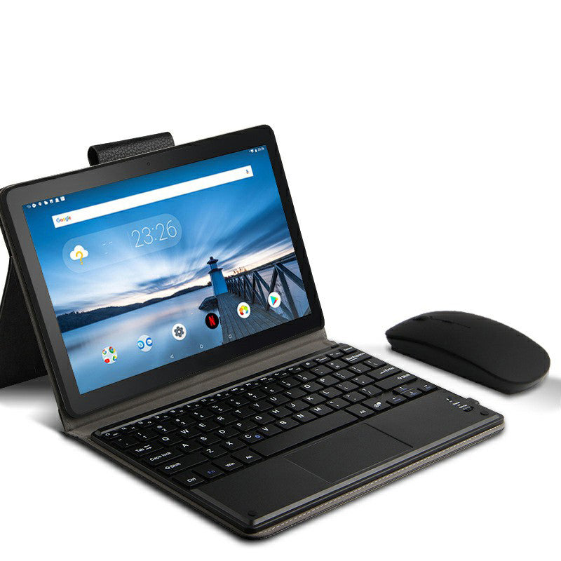 AJIUYU for Lenovo Tab M10 TB-X605F Wireless Touch Bluetooth Keyboard Leather Case