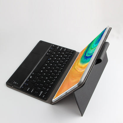 AJIUYU for Huawei MatePad 10.4 (2020)/(2022)/Honor V6 Wireless Touch Bluetooth Keyboard Leather Case