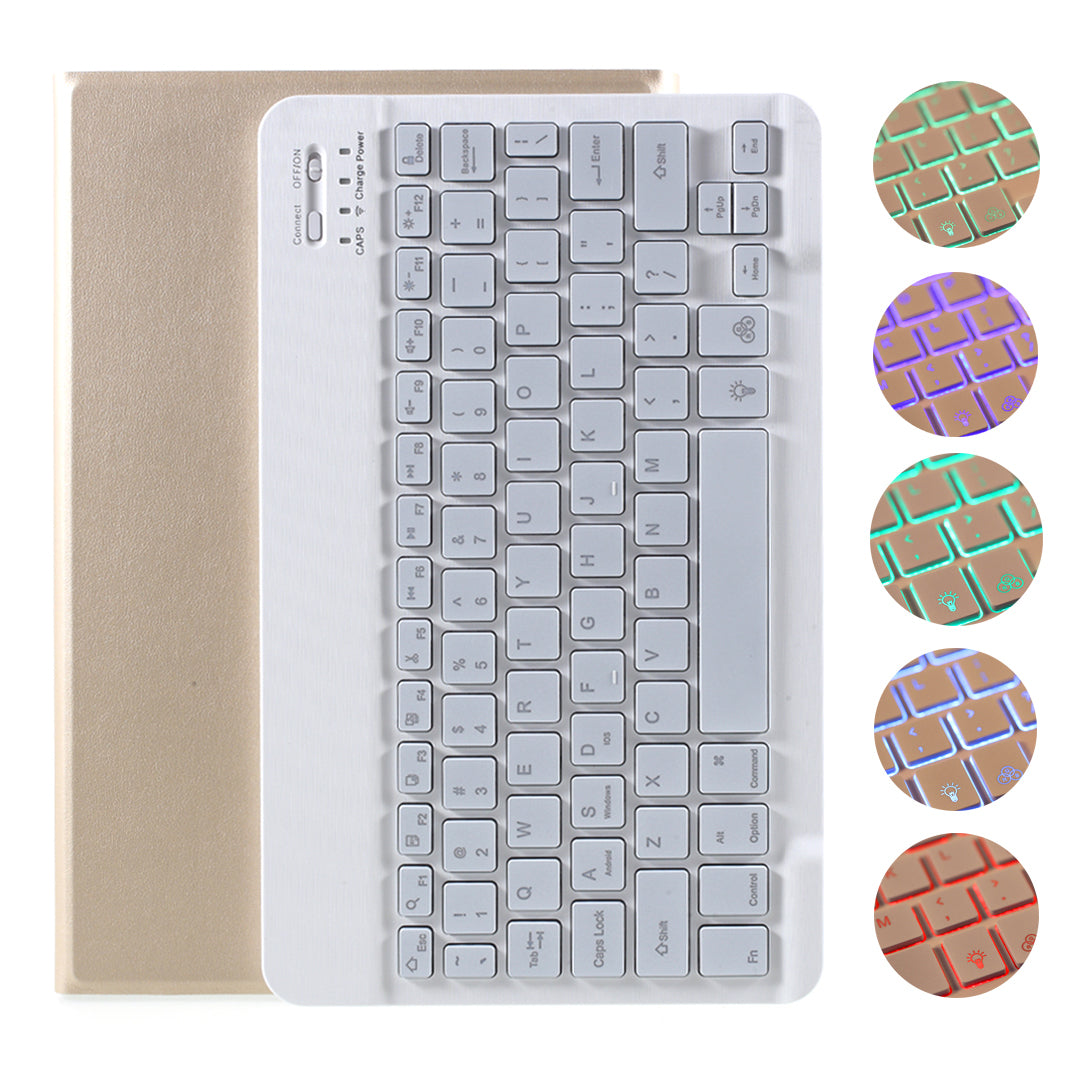Bluetooth Backlight Keyboard Leather Stand Case for Lenovo Tab M10 Plus