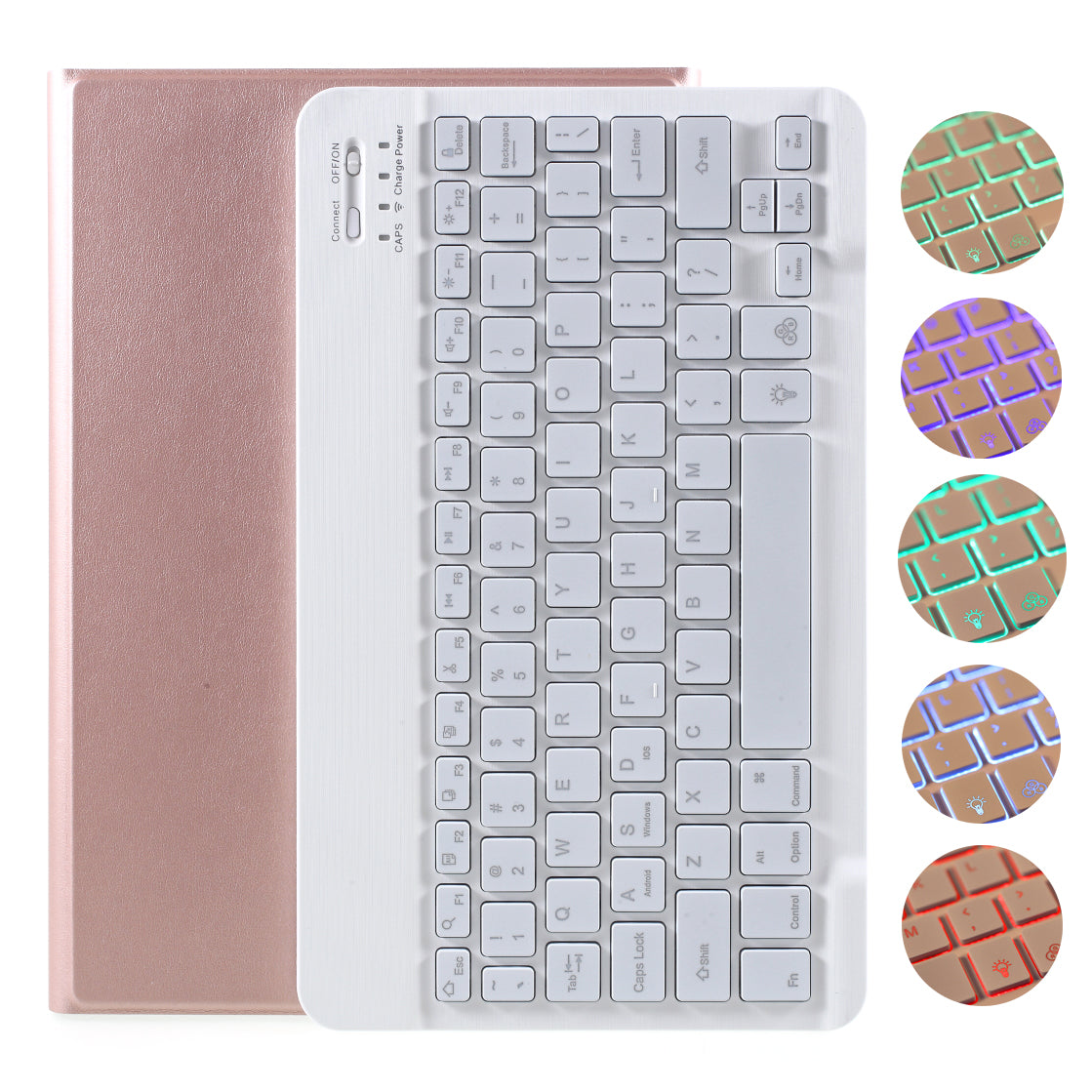 Bluetooth Backlight Keyboard Leather Stand Cover for Samsung Galaxy Tab S6 Lite 10.4 (2020) P610 P615