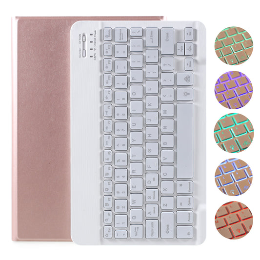 Bluetooth Backlight Keyboard Leather Stand Cover for Samsung Galaxy Tab S6 Lite 10.4 (2020) P610 P615