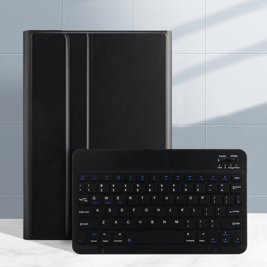AJIUYU for Samsung Galaxy Tab S6 2-in-1 Wireless Touch Bluetooth Keyboard Leather Protector Case