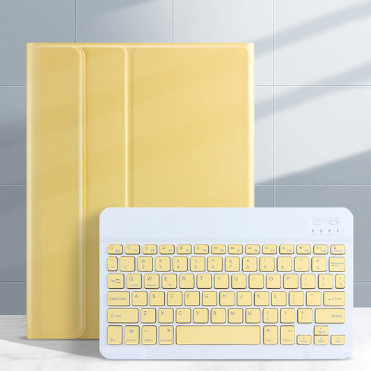 AJIUYU 2-in-1 Wireless Bluetooth Keyboard Leather Shell with Pen Slot for iPad 10.2 (2021)/(2020)/(2019)