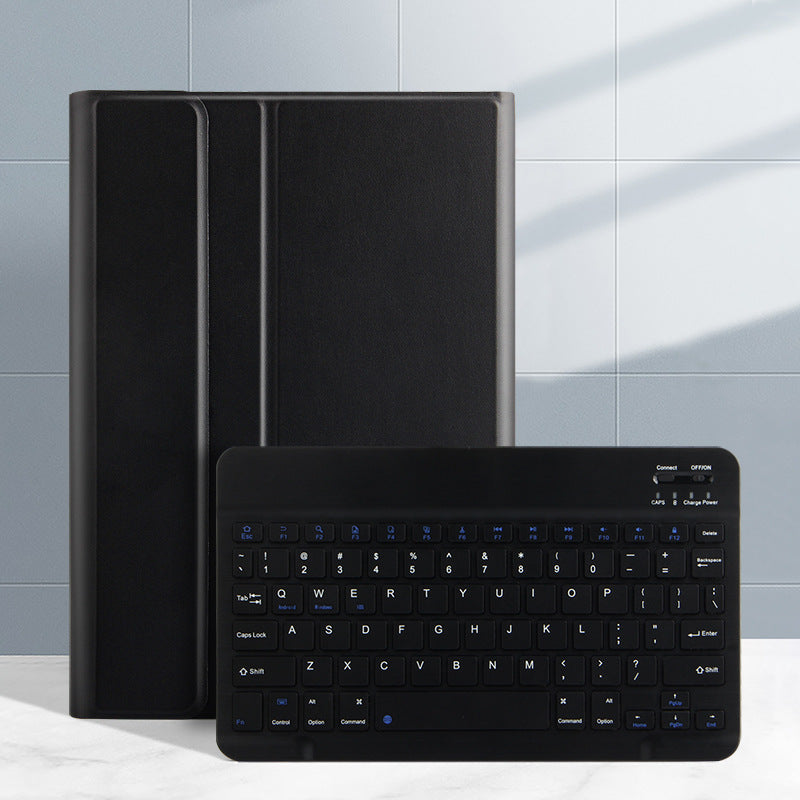 AJIUYU Wireless Bluetooth Keyboard Leather Case for Samsung Galaxy Tab S6 Lite P610/P615/S6 Lite (2022)