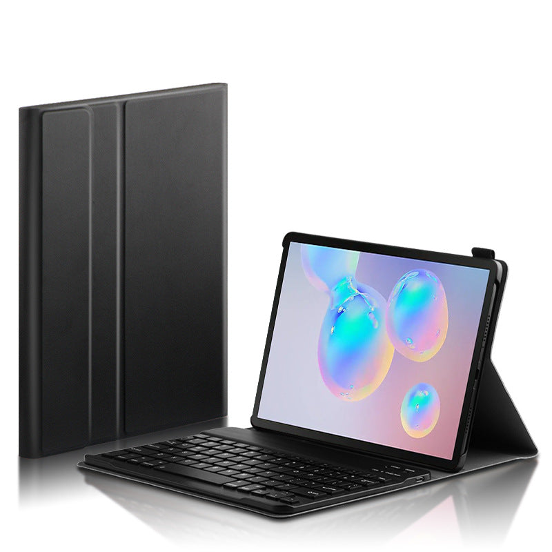 AJIUYU Wireless Bluetooth Keyboard Leather Case for Samsung Galaxy Tab S6 Lite P610/P615/S6 Lite (2022)