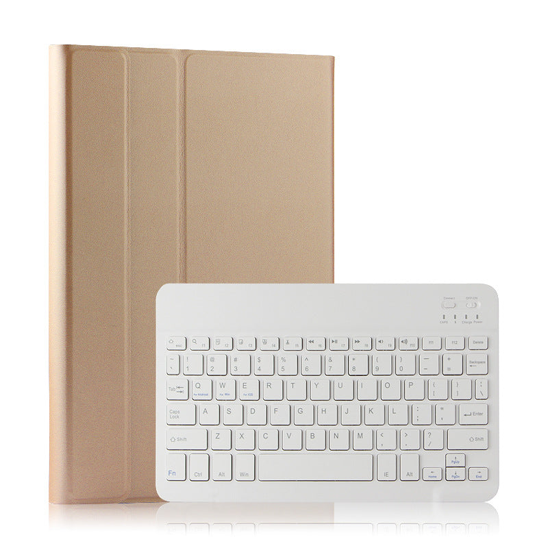 AJIUYU Wireless Bluetooth Keyboard Leather Case for Samsung Galaxy Tab S6 Lite P610/P615/S6 Lite (2022)
